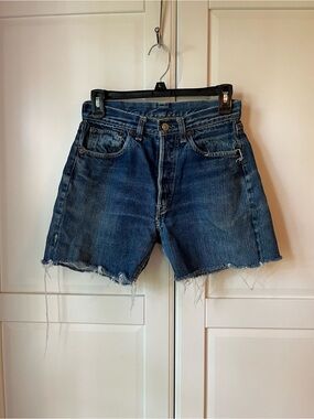 Raw-Hem Vintage selvedge Levi’s Shorts